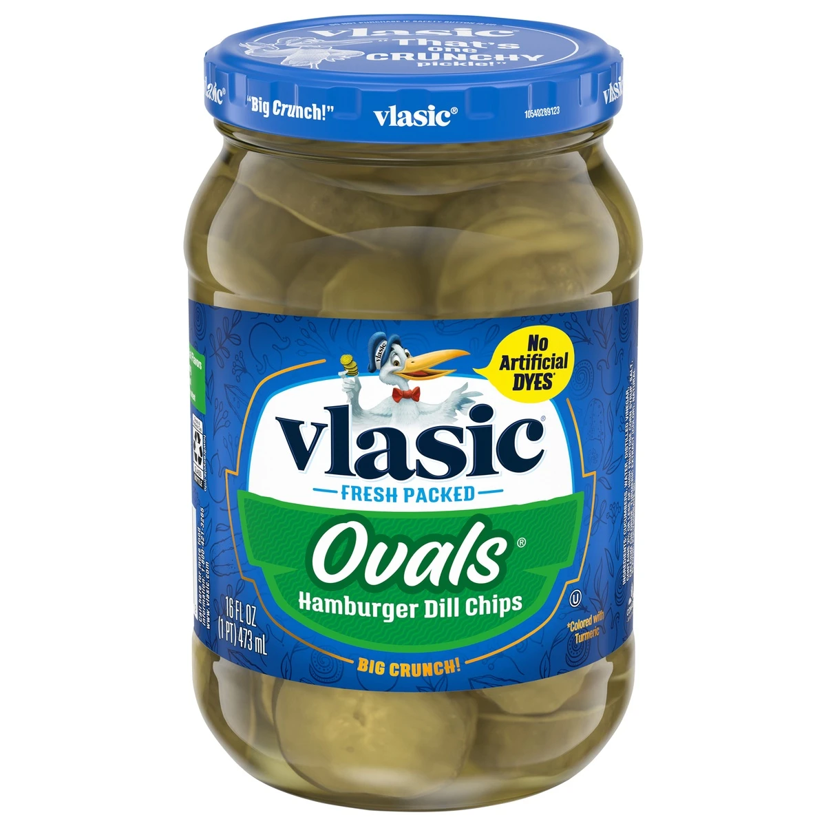 Vlasic Ovals Hamburger Dill Chips - 16 Fl Oz 3 Vlasic Ovals Hamburger Dill Chips - 16 Fl Oz