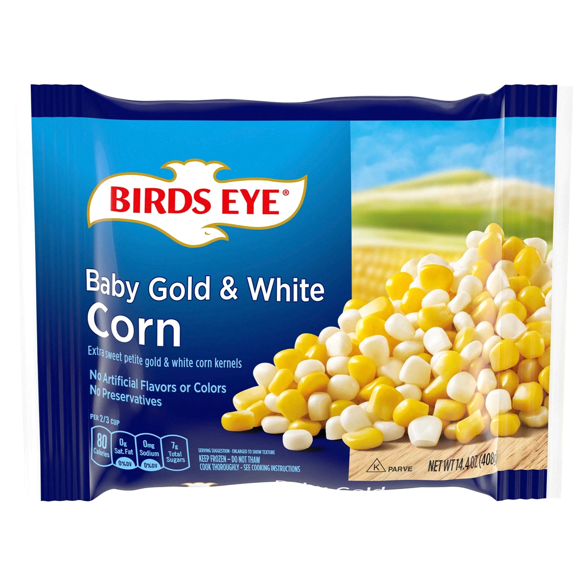 Birds Eye Baby Gold & White Corn 3 Birds Eye Baby Gold & White Corn