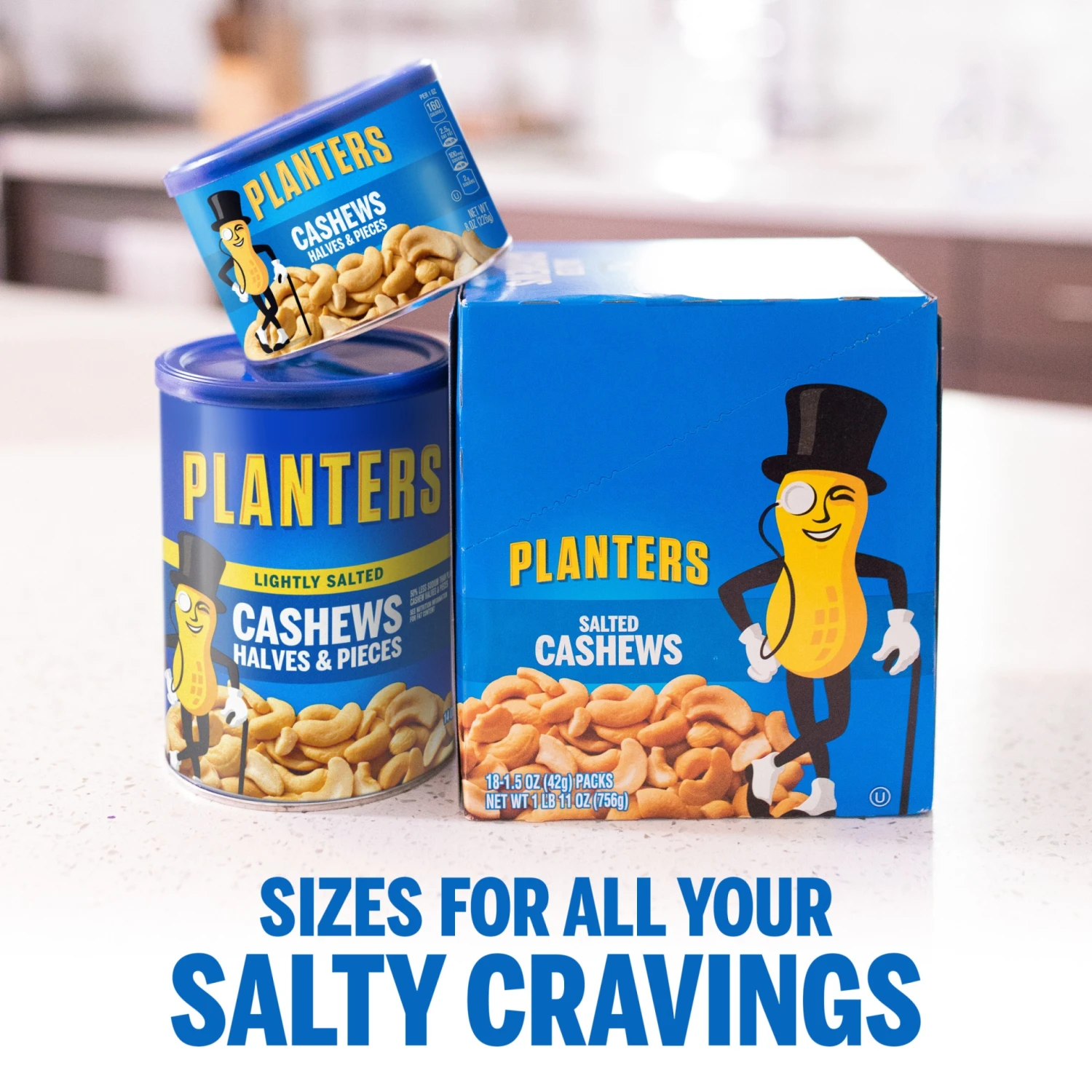 Planters Cashews Halves & Pieces, 8 Oz Canister 8 Planters Cashews Halves & Pieces, 8 Oz Canister - Image 6