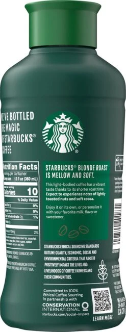 Starbucks Discoveries Unsweetened Blonde Roast Iced Coffee - 48 Fl Oz -Snack Shop 4 0f8def8fb89a96cc0f83c03eaa00c84e