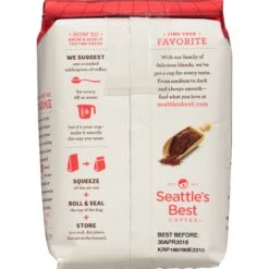 Seattle's Best Coffee Portside Blend Medium Roast Ground Coffee -12oz Bag -Snack Shop 4 11cdfa52f04625e76d156fef68599f93