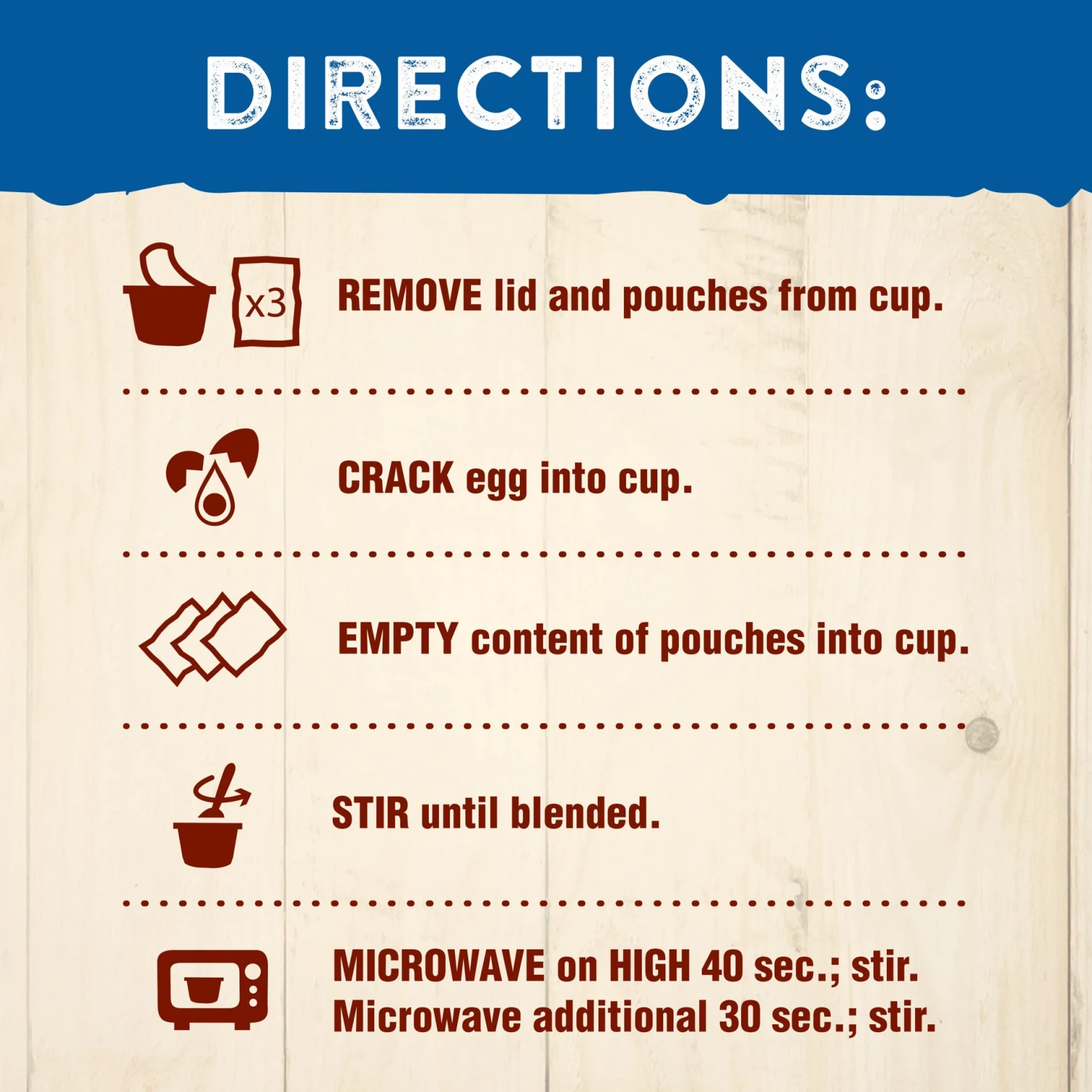 Ore-Ida Just Crack An Egg All American Scramble Kit With Potatoes, Cheese, Bacon - 3oz 7 Ore-Ida Just Crack An Egg All American Scramble Kit With Potatoes, Cheese, Bacon - 3oz - Image 5