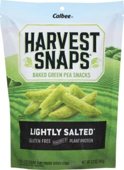 Harvest Snaps Green Pea Snack Crisps Lightly Salted, 3.3 Oz 16 Harvest Snaps Green Pea Snack Crisps Lightly Salted, 3.3 Oz -Snack Shop 4 321f7d1ce5bf84c8dd5305dcd6a055c2