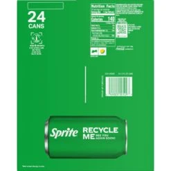 Sprite Lemon Lime Soda Soft Drinks, 12 Fl Oz, 24 Pack -Snack Shop 4 34a56615459f085d080075a017ac7239