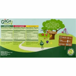 GoGo SqueeZ Fruit On The Go Variety Pack AppleSauce 12.0 Ea -Snack Shop 4 4dcda195960ee258b1fd6d3968d03dcd