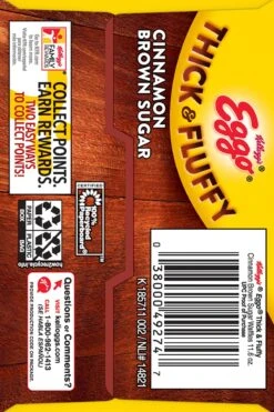 Eggo Think & Fluffy Cinnamon Brown Sugar Frozen Waffles - 11.6oz/6ct -Snack Shop 4 5a87c6406633e651f482b743bd1dcc3e