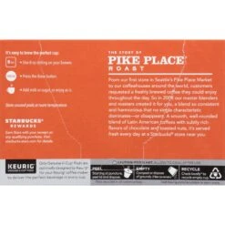 Starbucks Pike Place Keurig K-Cups -Snack Shop 4 6809a1eb9faa06fb5d8eedcb258790f7