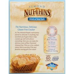 Blue Diamond Nut Thins Hint Of Sea Salt - 4.25oz -Snack Shop 4 93a8bbbbf179b1bb9d156486738d3232