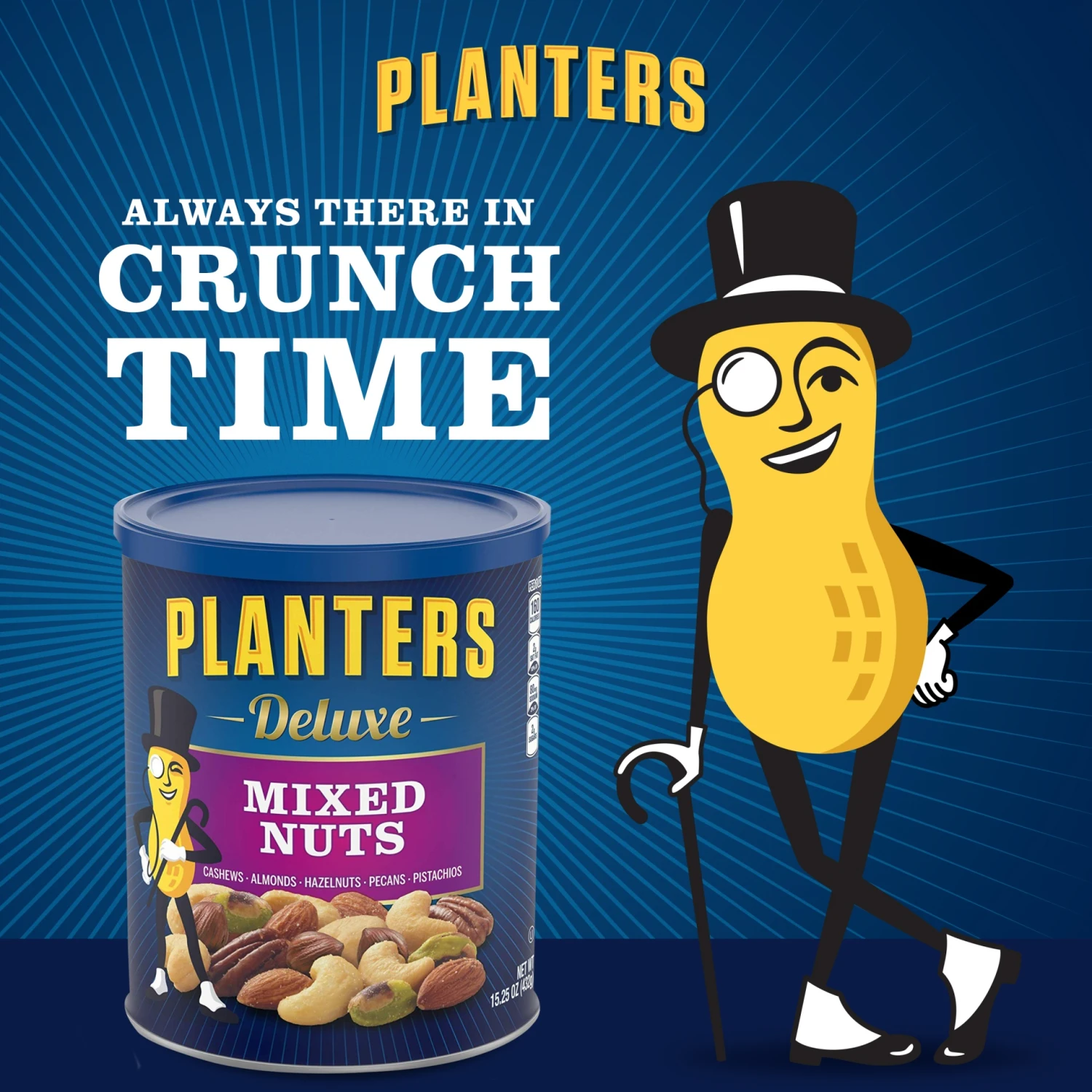 Planters Deluxe Sea Salt Mixed Nuts - 15.25oz 4 Planters Deluxe Sea Salt Mixed Nuts - 15.25oz - Image 2