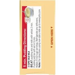 JELL-O Instant Vanilla Pudding & Pie Filling -Snack Shop 4 a282250d664ae65f052e14168cc54340