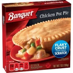 Banquet Frozen Microwaveable Chicken Pot Pie -Snack Shop 4 af2c7a25f5071e7fbf0a5af9ba1ad75a