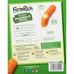 Farm Rich Breaded Mozzarella Sticks 24 Oz. Box -Snack Shop 4 bb18407a68a89d65eb7bbaf578e31097
