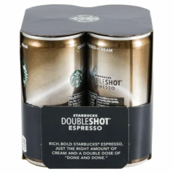 Starbucks Espresso Premium Beverage Espresso & Cream 6.5 Fl Oz 4 Count Cans -Snack Shop 4 da49e922e98797255ab30e1a87565365