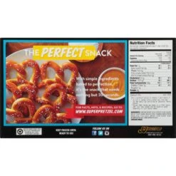 SuperPretzel Frozen Baked Soft Pretzels - 6ct/13oz -Snack Shop 4 e03f9a9345ac65bf1e8e22c0ec920e0d