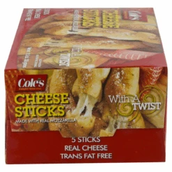Cole's Cheese Filled Mozzarella Breadsticks 5 Ea -Snack Shop 4 e4f25b531952c33ca622e55d2d2f48ca