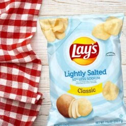 Lay's Lightly Salted Classic Potato Chips - 7.75oz -Snack Shop 4 f4eae6aa46aca97eee6f293d2cd36dc4
