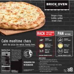 Red Baron Brick Oven Cheese Trio Frozen Pizza - 17.82oz -Snack Shop 46 c9f9c919bde85ed871884bda6b87c04c