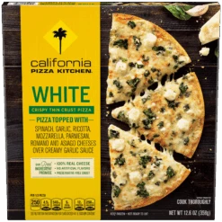 California Pizza Kitchen White Recipe Crispy Thin Crust Frozen Pizza