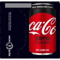 Coca-Cola Coke Zero Sugar Diet Soda Soft Drink, 12 Fl Oz, 12 Pack -Snack Shop 49 fe4e26a06925fc5f591ca7419ac4ce67