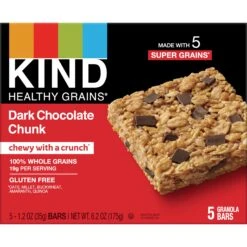 KIND Dark Chocolate Chunk Gluten Free Granola Bars