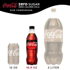Coca-Cola Coke Zero Sugar Soda Bottles 16 Coca-Cola Coke Zero Sugar Soda Bottles -Snack Shop 5 4677bca759f475544a5a8c13de84c18b