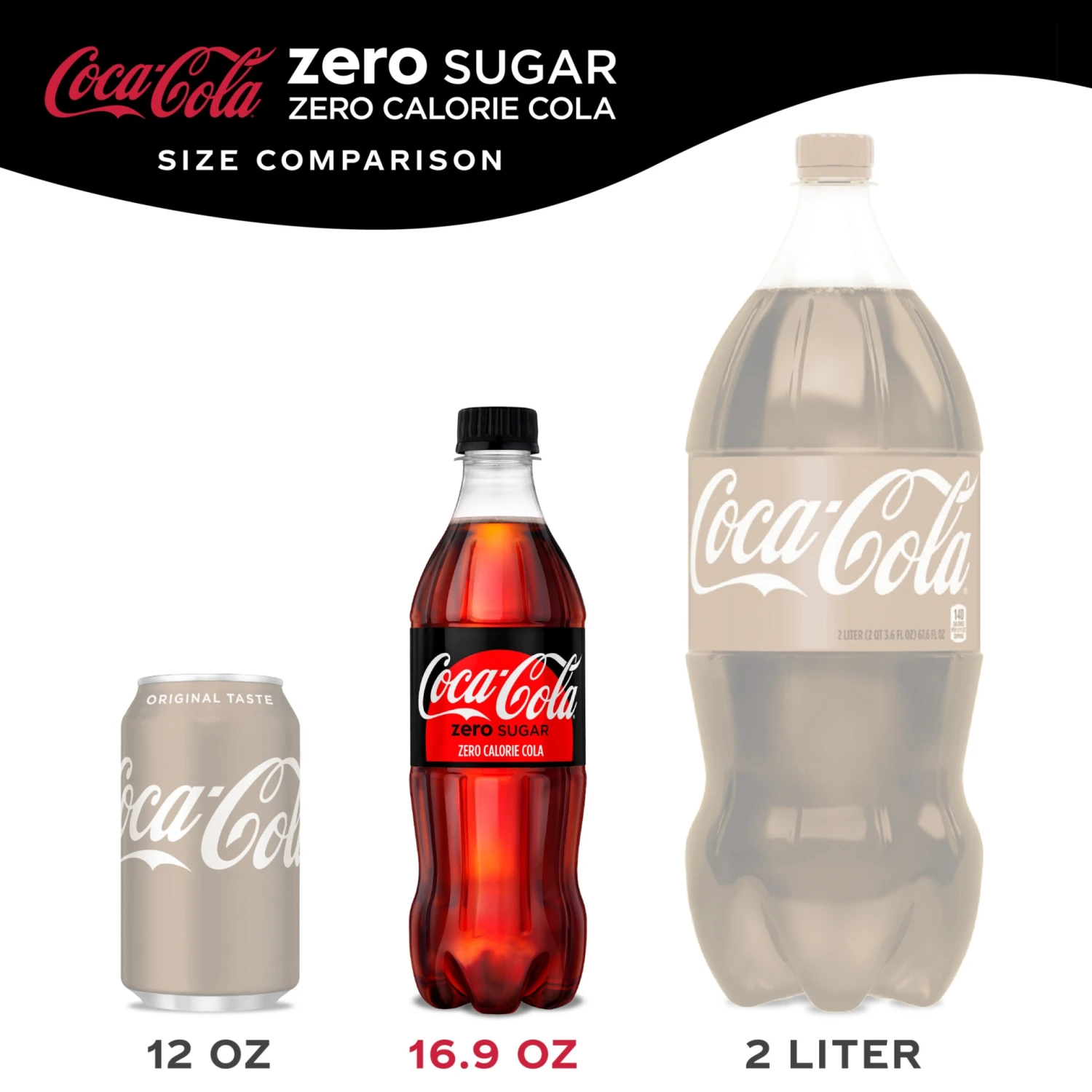 Coca-Cola Coke Zero Sugar Soda Bottles 9 Coca-Cola Coke Zero Sugar Soda Bottles - Image 7