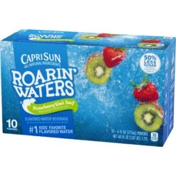 Capri Sun Roarin' Waters Strawberry Kiwi Surf Naturally Flavored Water Beverage Pouches -Snack Shop 5 83be1b80d815aad2fcf345d0a63f0f1a