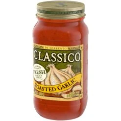 Classico Roasted Garlic Pasta Sauce, 24 Oz. Jar -Snack Shop 5 876721e5047aadc45d7f3a46d56da1d8