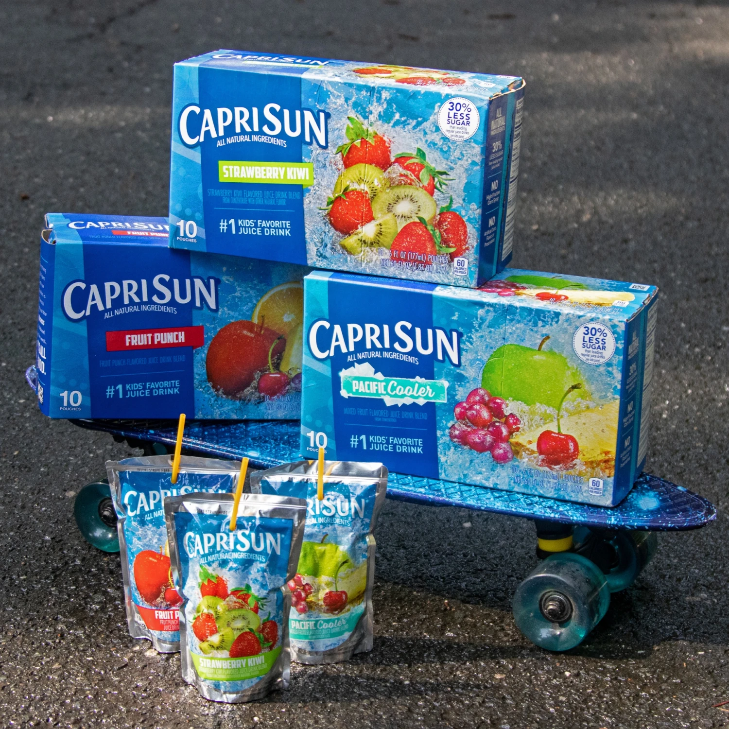 Capri Sun Fruit Punch Flavored Juice Drink Blend Pouches 9 Capri Sun Fruit Punch Flavored Juice Drink Blend Pouches - Image 7