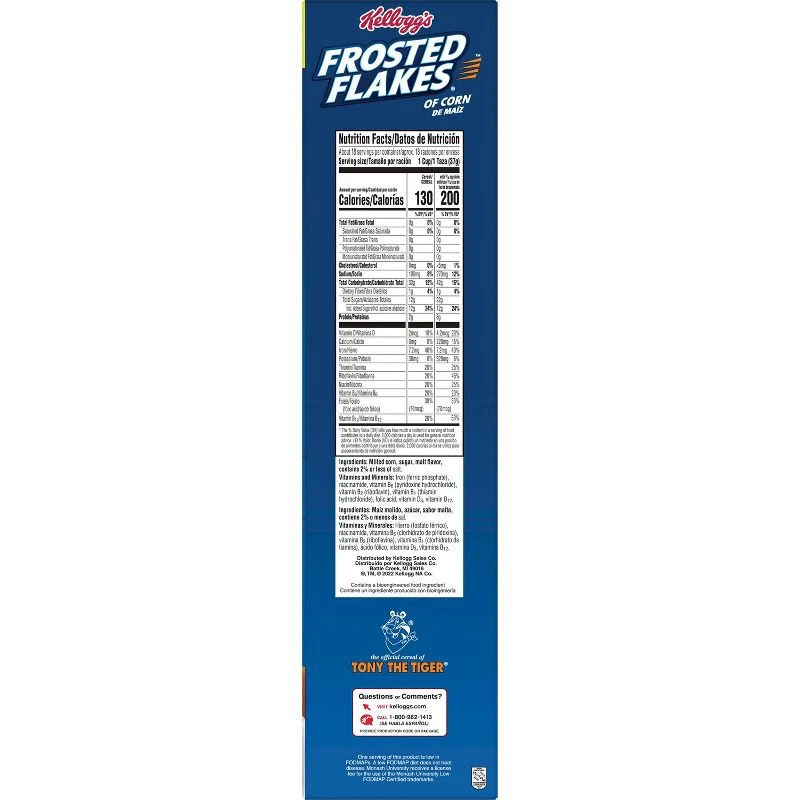 Kellogg's Frosted Flakes Original Cold Breakfast Cereal 9 Kellogg's Frosted Flakes Original Cold Breakfast Cereal - Image 7