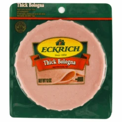 Eckrich Thick Sliced Bologna Lunchmeat, 12 Oz