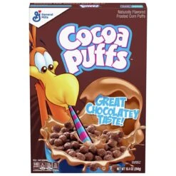 Cocoa Puffs, Chocolate Breakfast Cereal, Whole Grains, 10.4 Oz