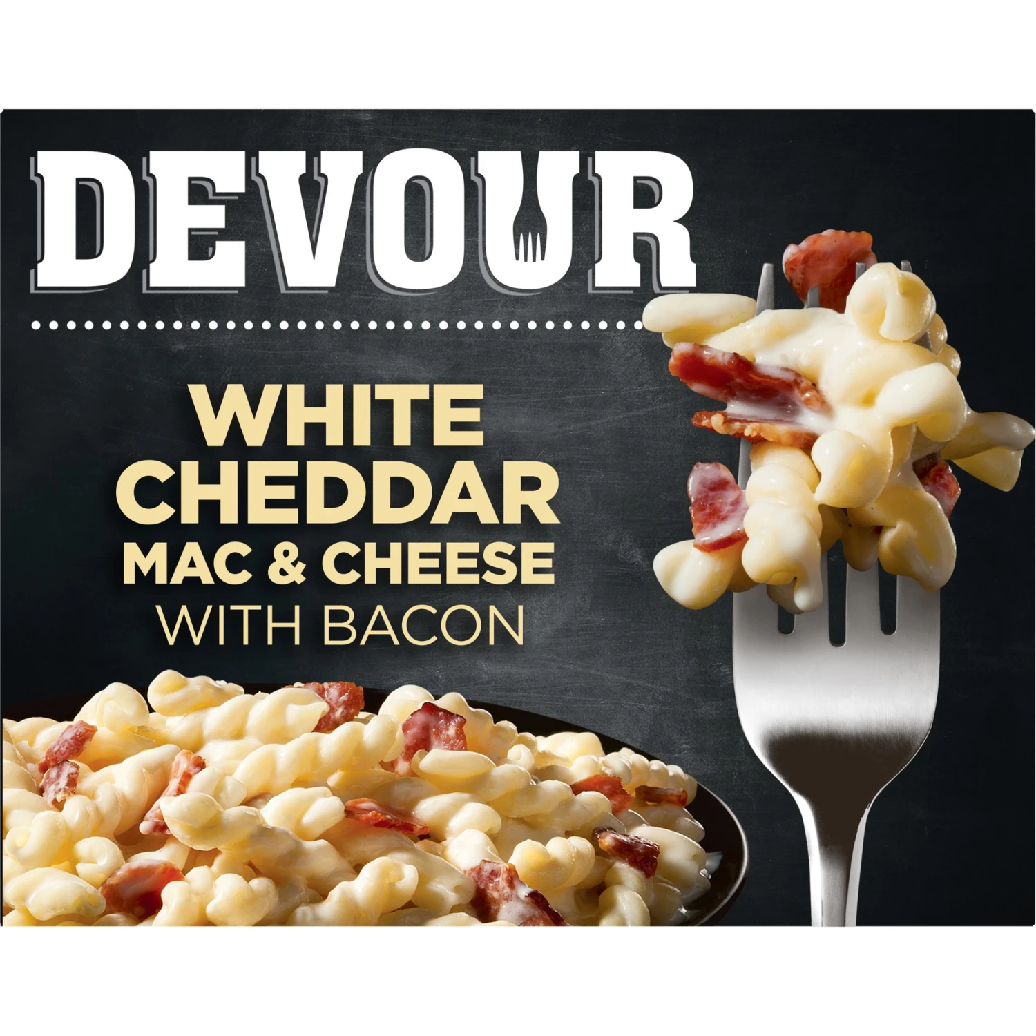 DEVOUR White Cheddar Mac & Cheese With Bacon 3 DEVOUR White Cheddar Mac & Cheese With Bacon
