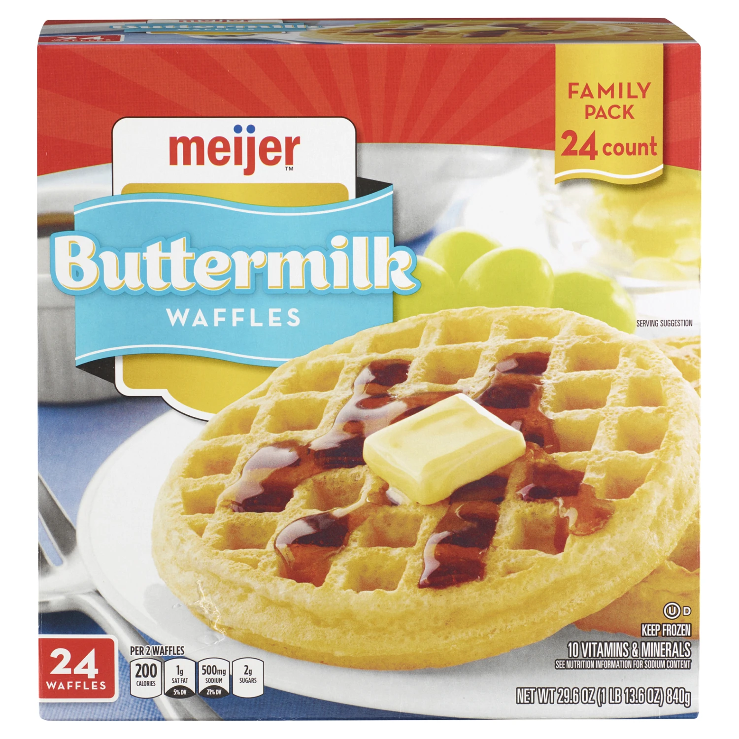 Meijer Buttermilk Frozen Waffles 3 Meijer Buttermilk Frozen Waffles
