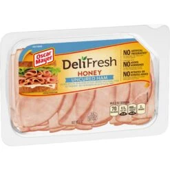 Oscar Mayer Deli Fresh Honey Uncured Ham Sliced Lunch Meat Tray -Snack Shop 6 05ddbabc9a147869be2d9f4ef22e7704