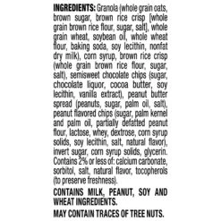 Quaker Chewy Granola Bars Peanut Butter Chocolate Chip 0.84 Oz 8 Count -Snack Shop 6 cdf3b1656cf948b1a5b6488d210d2442