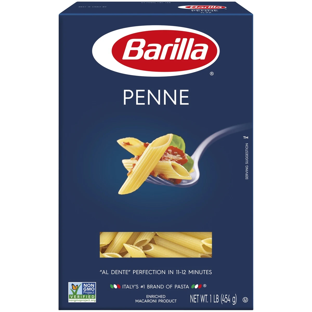 Barilla Blue Box Penne Non-GMO Project Certified & Kosher Pasta 3 Barilla Blue Box Penne Non-GMO Project Certified & Kosher Pasta