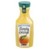Simply Orange Juice Calcium Bottle, 52 Fl Oz