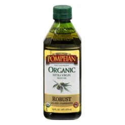 Pompeian Organic Robust Extra Virgin Olive Oil 16 Oz