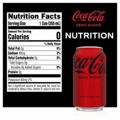 Coca-Cola Coke Zero Sugar Diet Soda Soft Drink, 12 Fl Oz, 24 Pack -Snack Shop 7 4c48ba89c3336af125909df2d8c5e110