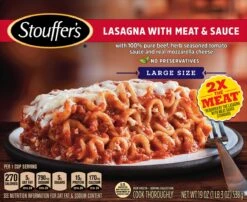 Stouffer's Frozen Lasagna With Meat & Sauce - 19oz -Snack Shop 7 660f9829da4be212daef7b22c6d4ac0b