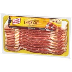 Oscar Mayer Naturally Hardwood Smoked Thick Cut Bacon Pack, 11-13 Slices -Snack Shop 7 90904b67e0355a0c64a7e096de502fa0
