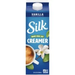 Silk Vanilla Soy Creamer - 32 Fl Oz (1qt) -Snack Shop 7 91d69132c97b10f584d30495a8383b46