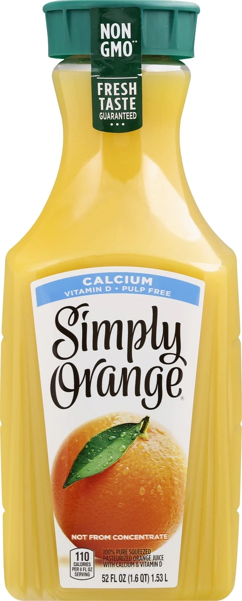 Simply Orange Juice Calcium Bottle, 52 Fl Oz 10 Simply Orange Juice Calcium Bottle, 52 Fl Oz - Image 8