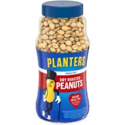 Planters Unsalted Dry Roasted Peanuts, 16 Oz Jar 19 Planters Unsalted Dry Roasted Peanuts, 16 Oz Jar -Snack Shop 7 cedb4b1bbe4f4a23611866099496ab61