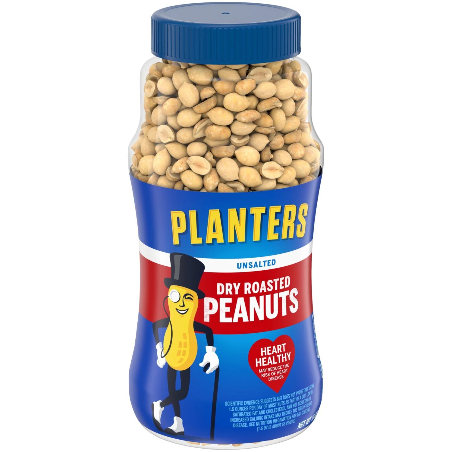 Planters Unsalted Dry Roasted Peanuts, 16 Oz Jar 7 Planters Unsalted Dry Roasted Peanuts, 16 Oz Jar - Image 5