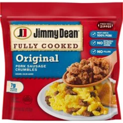 Jimmy Dean® Fully Cooked Original Breakfast Sausage Crumbles, 9.6 Oz