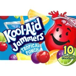 Kool-Aid Jammers Tropical Punch Artificially Flavored Drink Pouches
