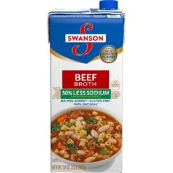 Swanson Gluten Free Low Sodium Beef Broth - 32 Fl Oz
