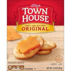 Town House Kellogg's Town House Original Snack Crackers - 13.8oz -Snack Shop 78 01b1abc8c65ab79f00d7d482bbba1fda